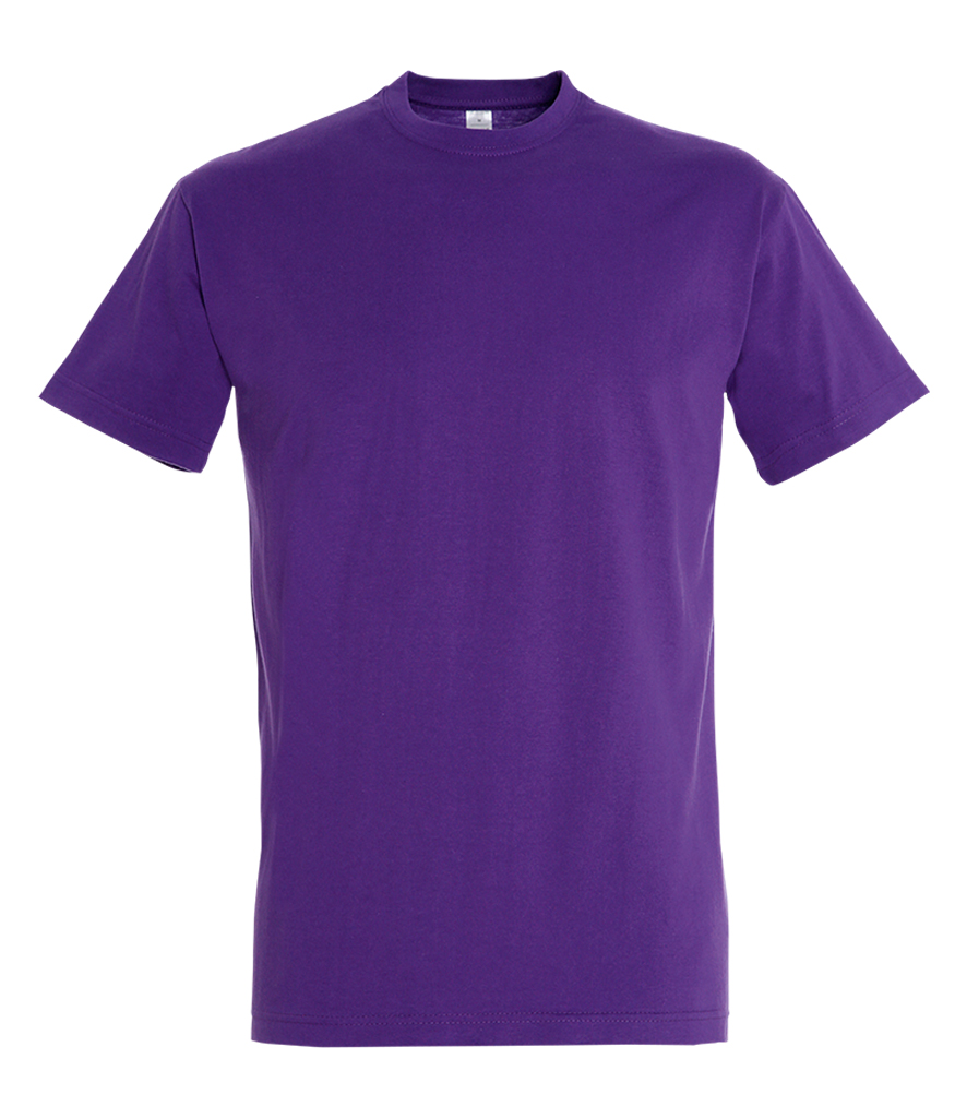 Cotton T-shirts - Purple Colour