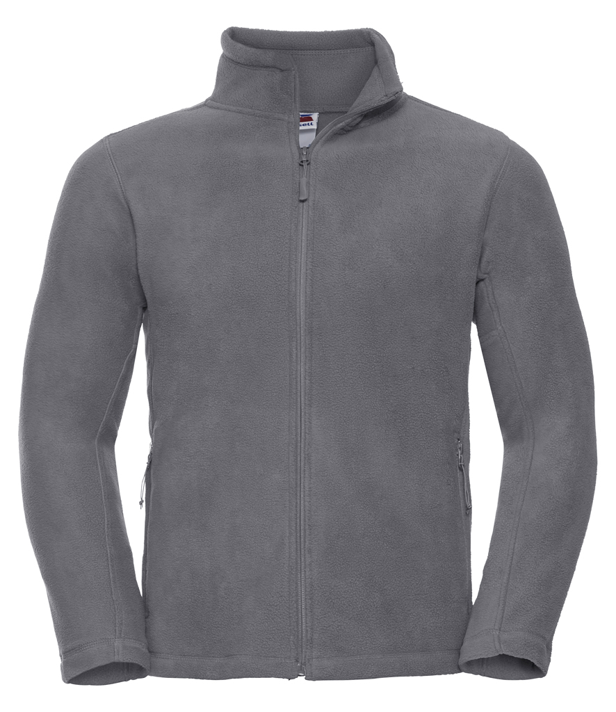 Anti-pill, dense, compact pile fleece. Unlined. Full length zip. Two front zip pockets. Hemmed cuffs. Adjustable drawcord hem.
