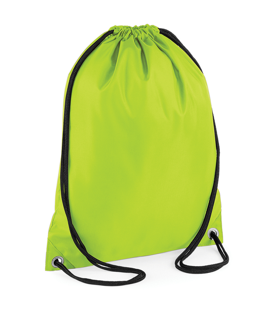 Neon colour waterproof  BagBase Budget Gymsac
