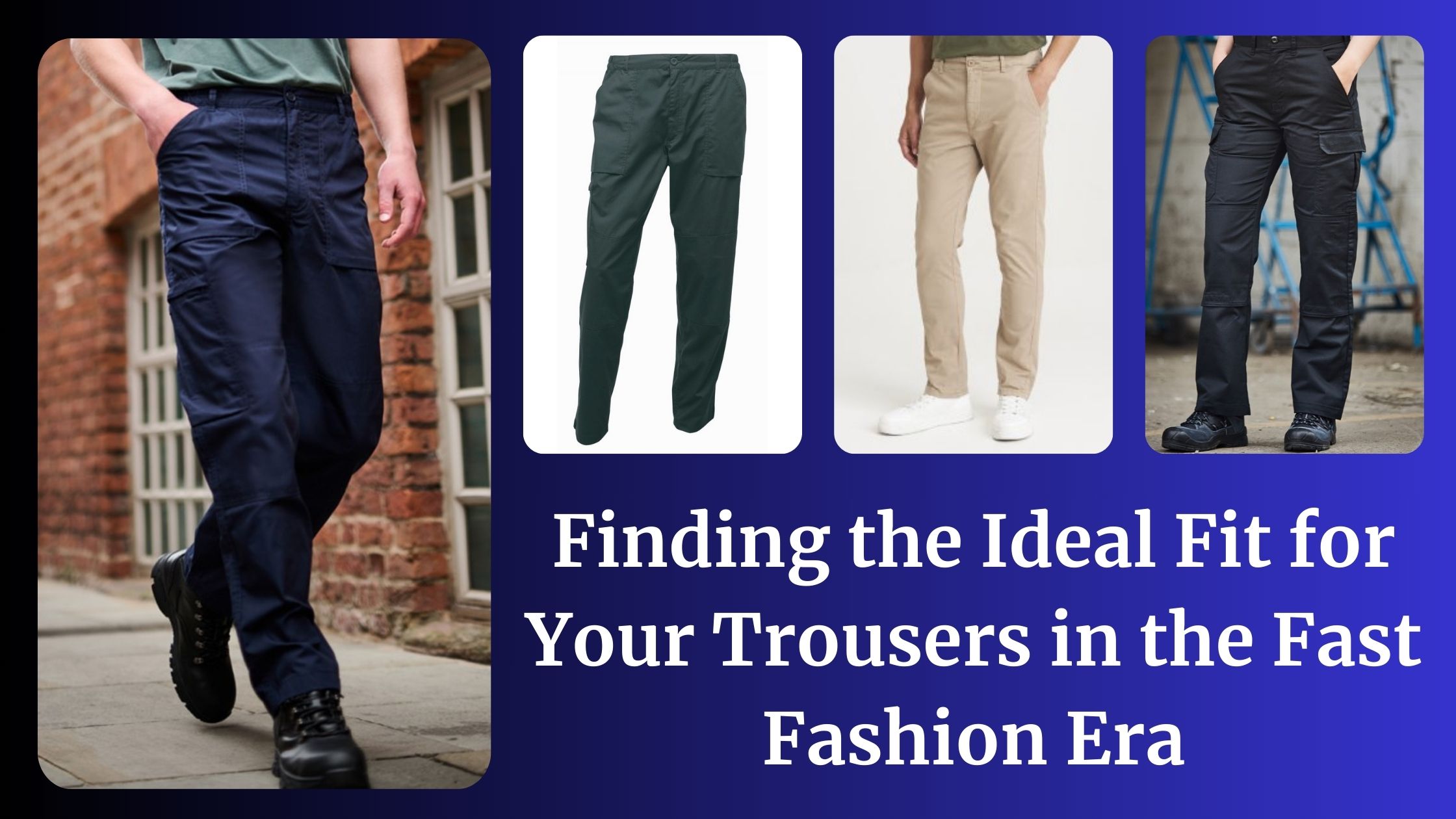 Finding the Ideal Fit for Your Trousers in the Fast Fashion Era -