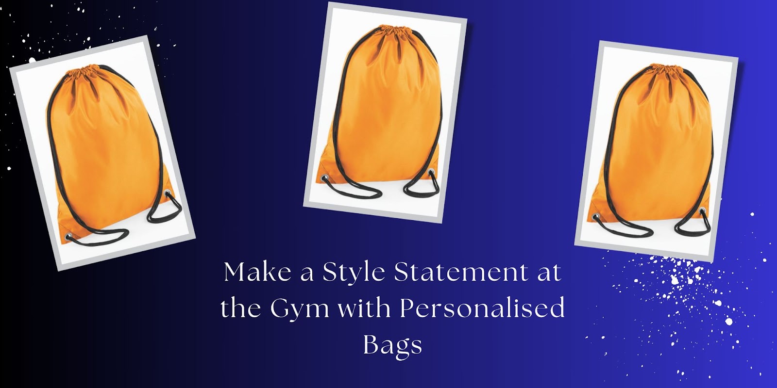 Make a Style Statement at the Gym with Personalised Bags