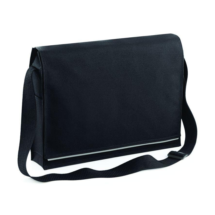 Black colour BagBase Conference Messenger
