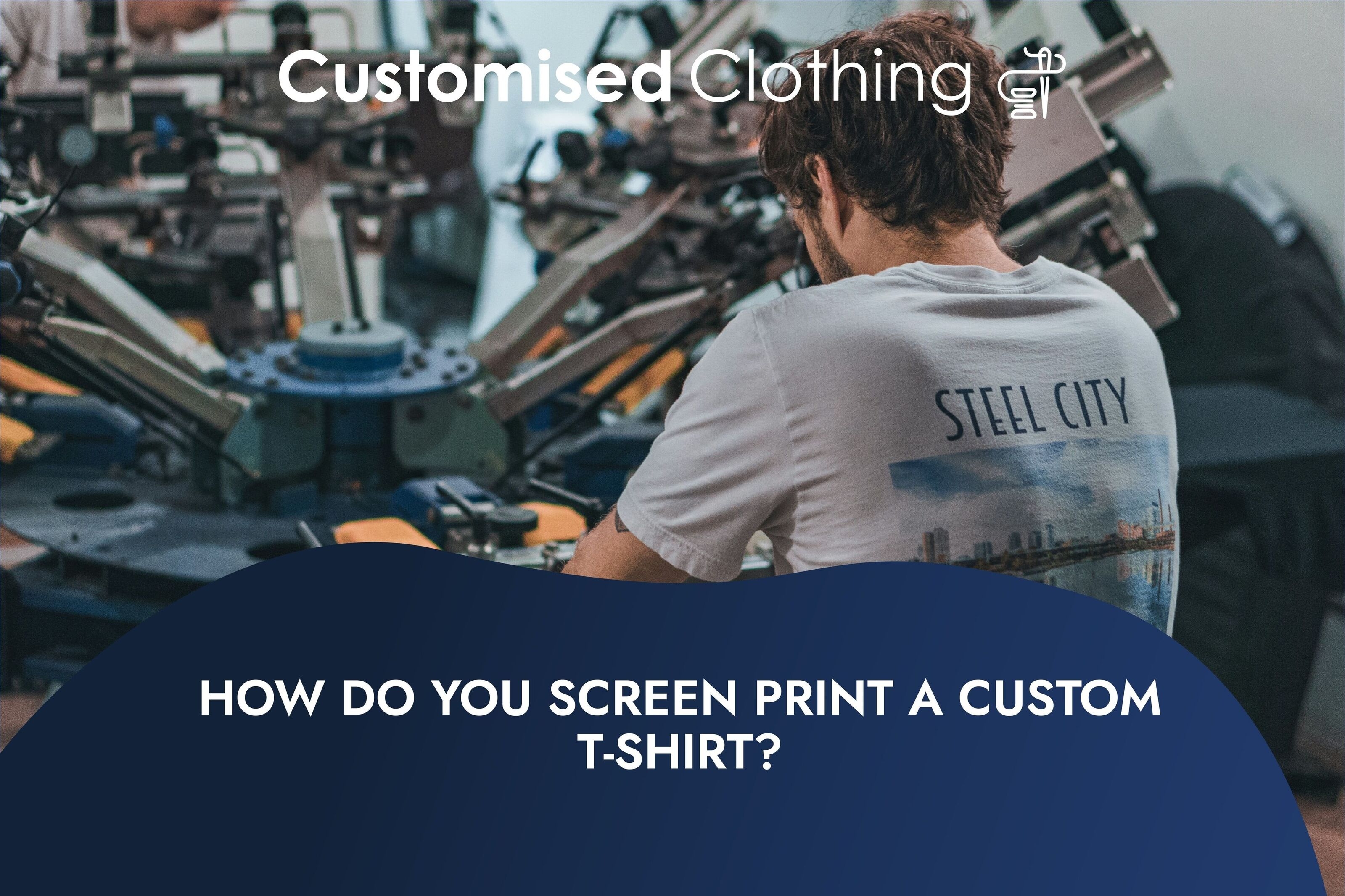 How do you screen print a custom t-shirt?