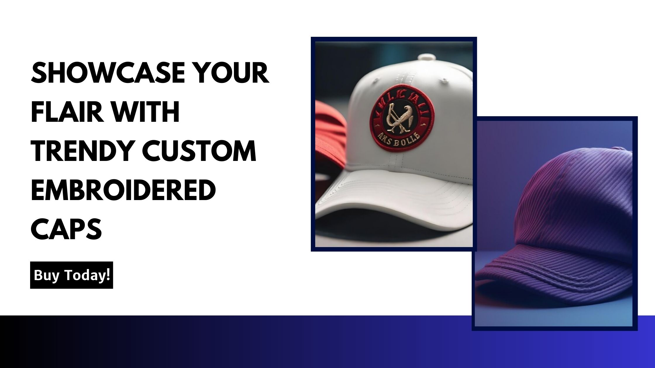 Custom cap embroidery