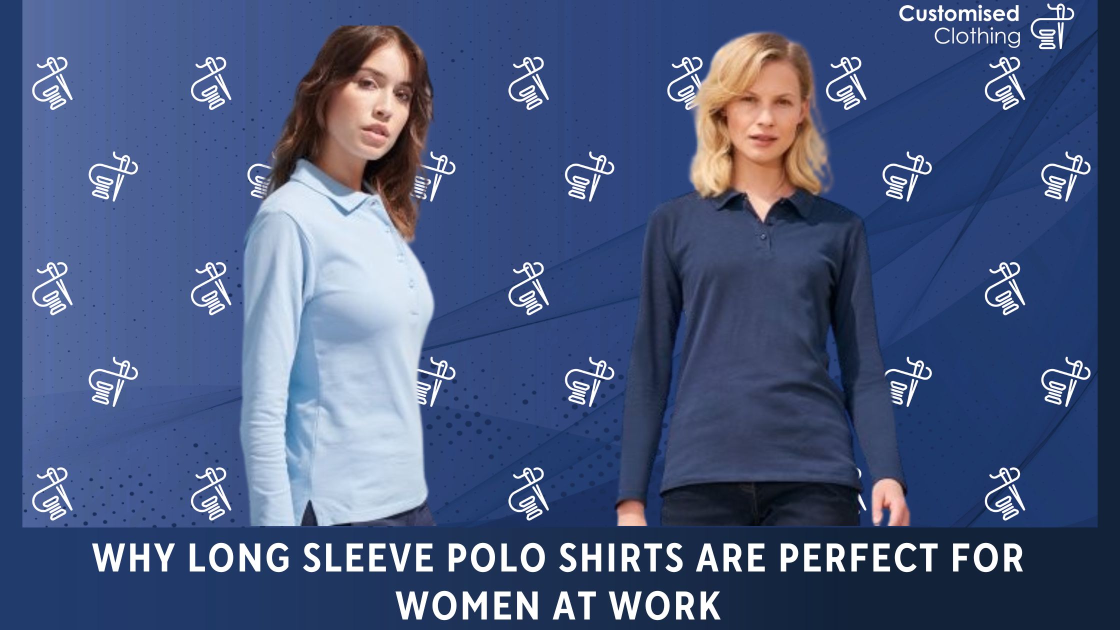 Long sleeve polo shirts woman